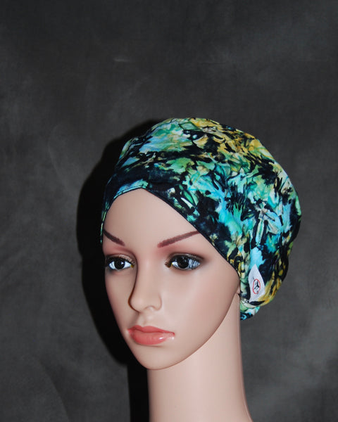 Aurora Dawn Snappi Two Satin Scrub Hat