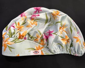 Tropical Punch Satin Scrub Hat