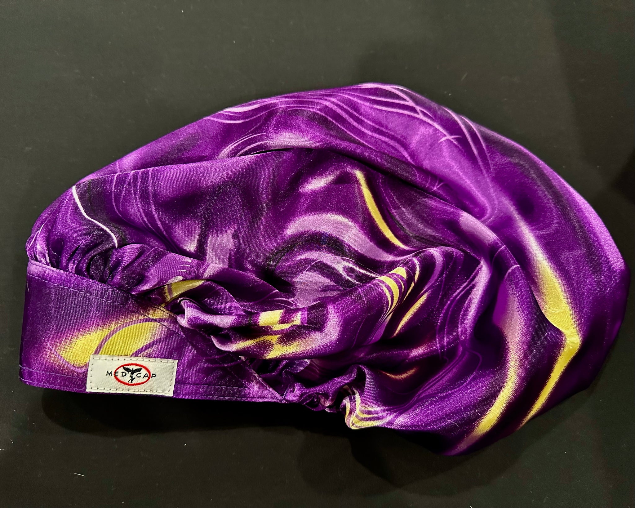 Purple Rain Satin Scrub Hat