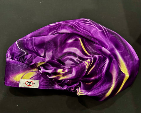 Purple Rain Satin Scrub Hat