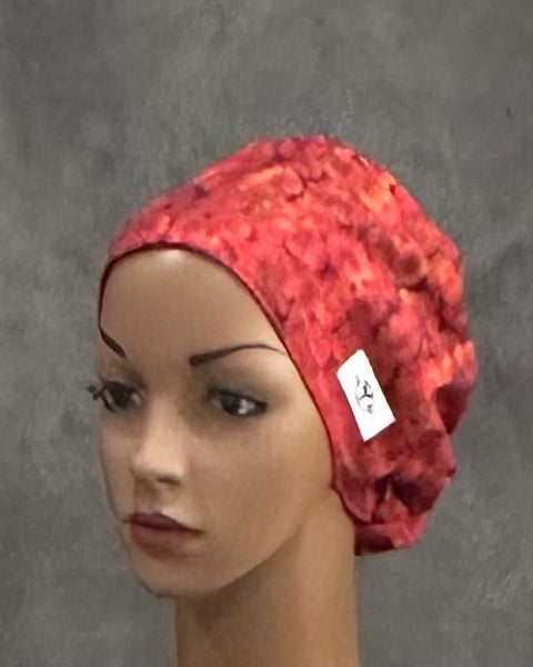 Red Snappi Two Satin Scrub Hat